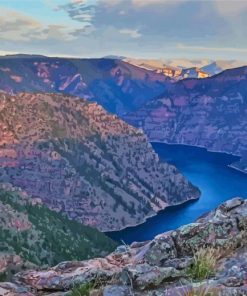 Flaming Gorge Reservoir paint by number