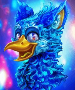 Funny Bird Portrait Paint by number