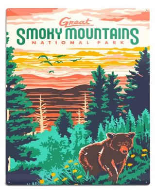 Great Smoky Mountains National Park Art paint by number