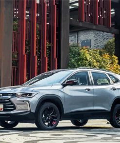 Luxury Grey Chevrolet Tracker paint by number