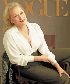 Meryl Streep Vogue Cover Paint by number