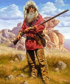 Mountain Frontiersman Art paint by number