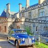 Old Car Outside The Palace House Beaulieu paint by number