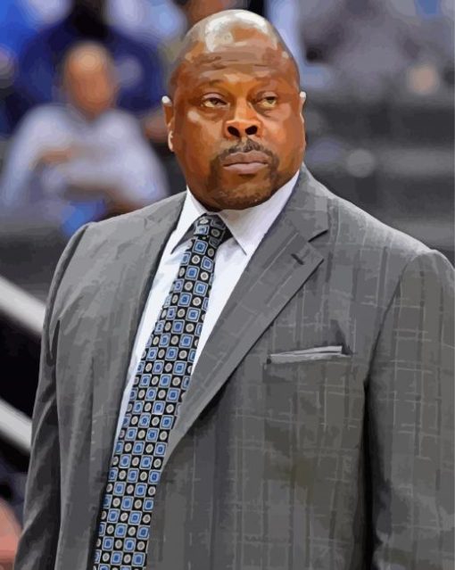 Patrick Ewing Coach paint by number
