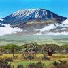 Tanzanian Mountains Of Africa Art paint by number