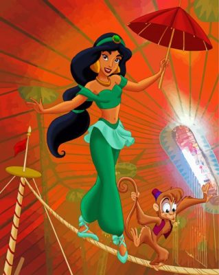 The Tightrope Walker Jasmine paint by number