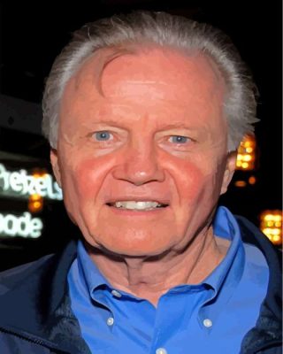 The Actor Jon Voight paint by number