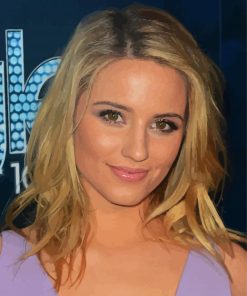 The Actress Dianna Agron paint by number