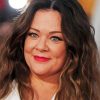 The Actress Melissa McCarthy paint by number
