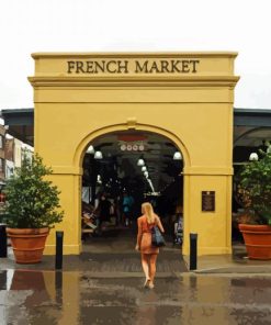 The French Market London paint by number
