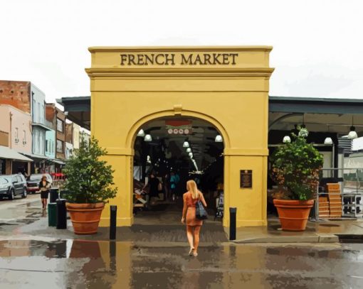 The French Market London paint by number
