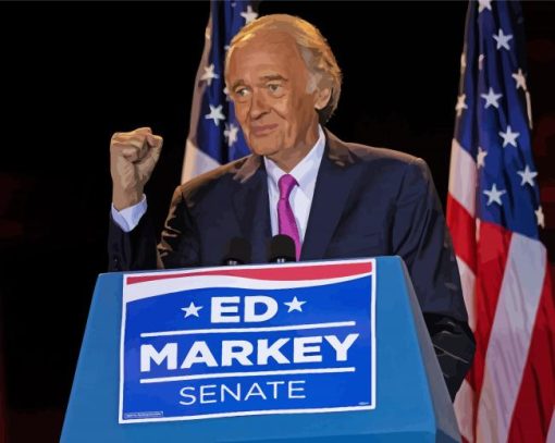 Us Senator Ed Markey Paint by number