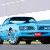 1979 Blue Pontiac Firebird Car paint by number