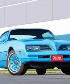 1979 Blue Pontiac Firebird Car paint by number