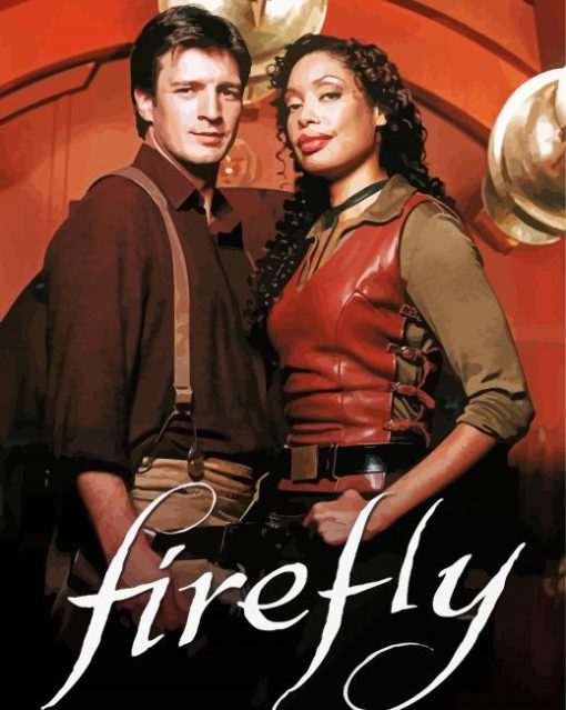 Aesthetic Firefly Tv paint by number