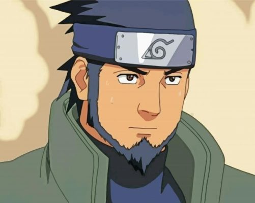 Asuma Sarutobi Naruto Anime Character paint by number