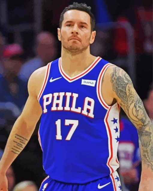 Aesthetic Jj Redick paint by number