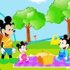 Baby Mickey Mouse Playing paint by number
