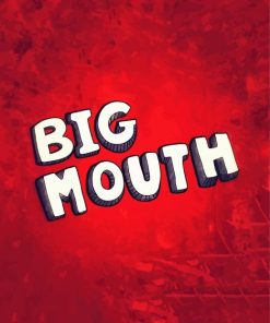 Big Mouth Poster Paint by number