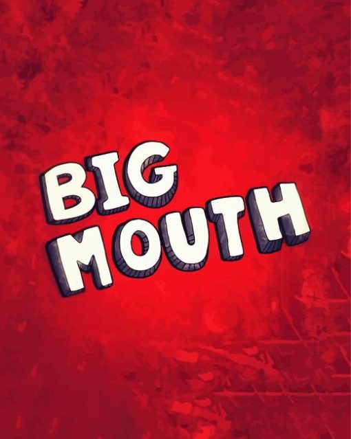Big Mouth Poster Paint by number
