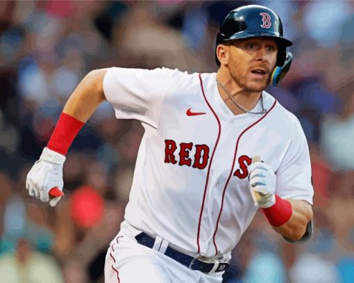 Boston Red Sox Player Paint by number