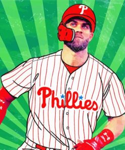 Bryce Harper Art paint by number