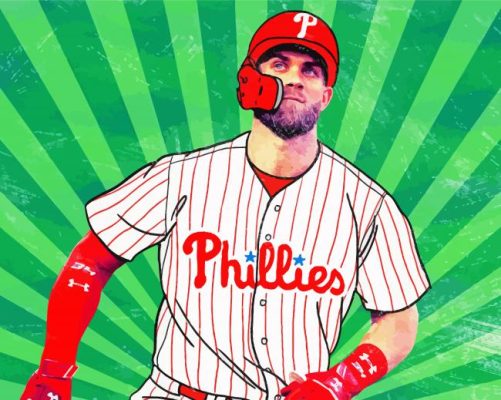 Bryce Harper Art paint by number