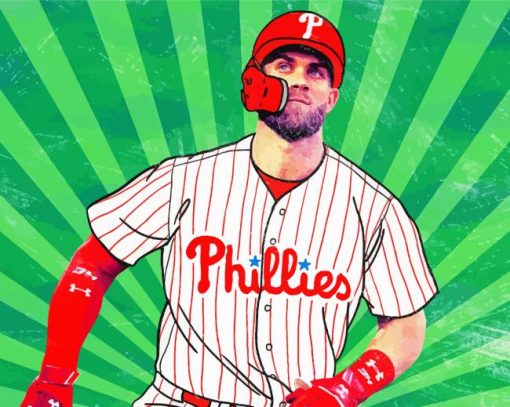 Bryce Harper Art paint by number