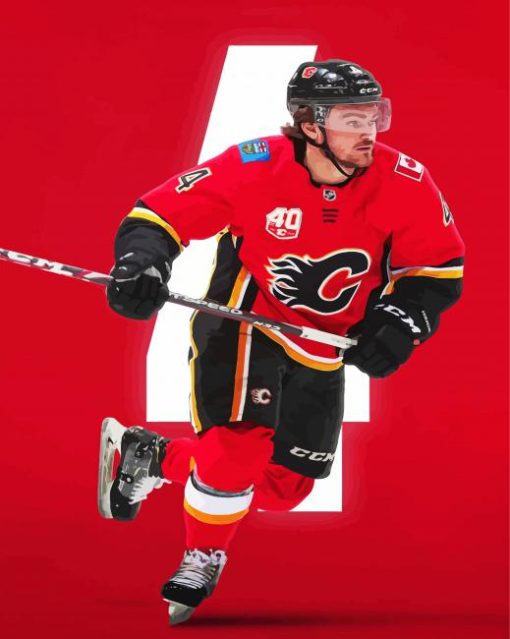 Calgary Flames Player paint by number