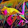 Colorful Abstract Frog paint by number
