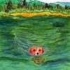 Dog Swimming Art paint by number