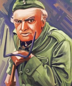 Dads Army Art paint by number
