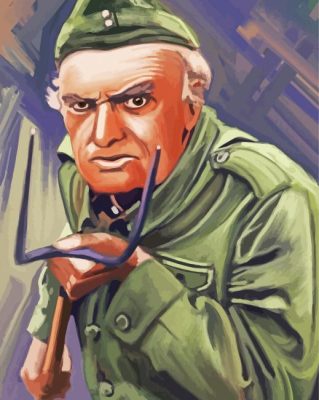 Dads Army Art paint by number