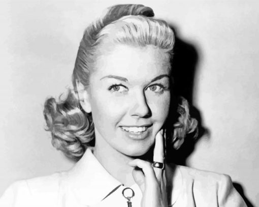 Doris Day paint by number
