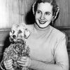 Eva Peron With Dog paint by number