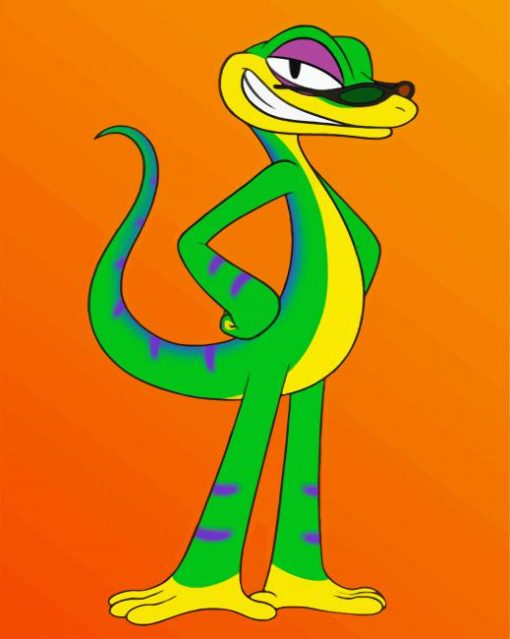 Gex Character Art paint by number