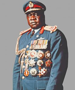 Idi Amin paint by number