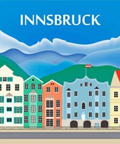 Innsbruck Poster paint by number