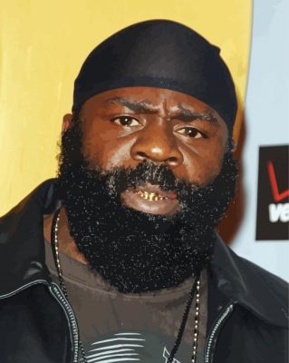 Kimbo Slice paint by number