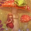 Little Girl And Frog paint by number