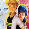 Miraculous Ladybug And Cat Noir paint by number