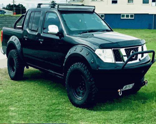 Nissan Navara D40 paint by number