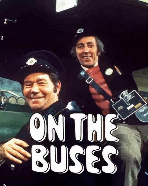On The Buses Poster paint by number