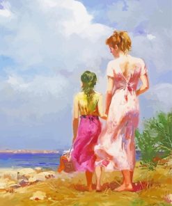 Pino Daeni Hand In Hand paint by number