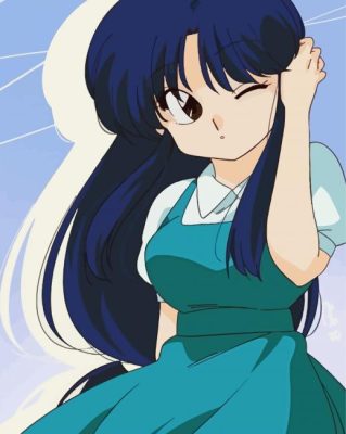 Ranma Anime Girl Paint by number