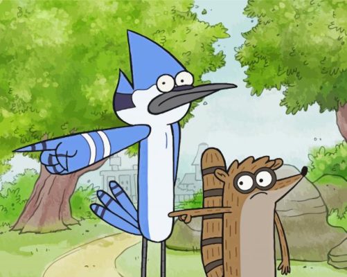 Regular Show Animation paint by number