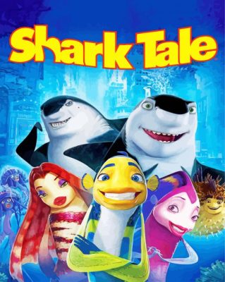 Shark Tale Poster Paint by number