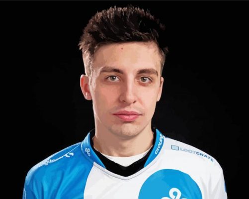 Shroud Youtuber paint by number