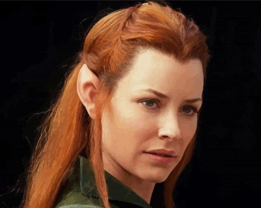 Tauriel The Hobbit paint by number