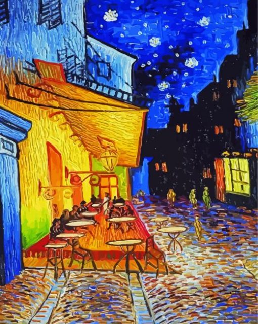 Van Gogh Cafe paint by number